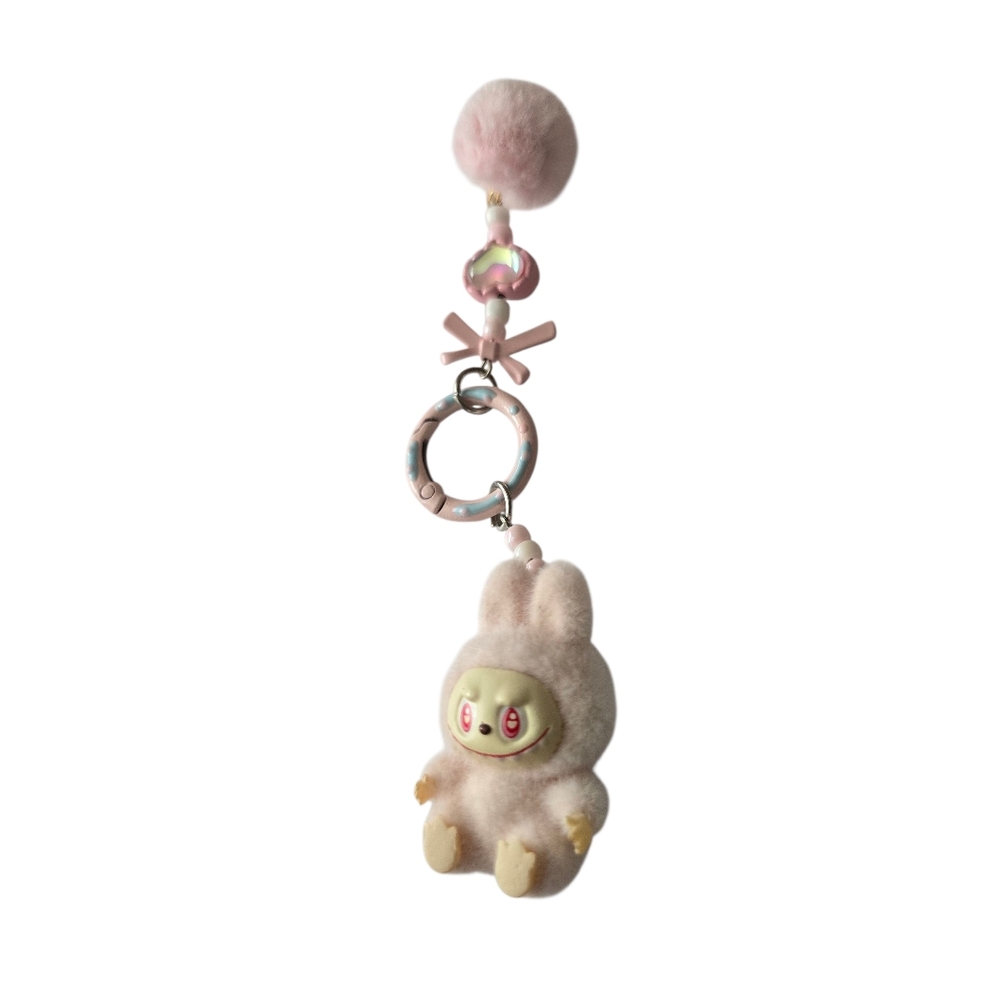 Adorable Pink Labubu Keychain - Picture 2 of 2
